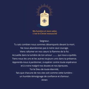 priere diaconie du deuil