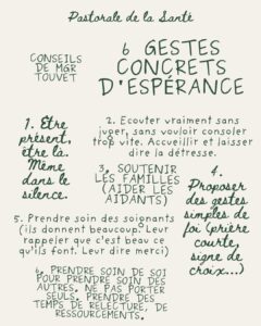 6 gestes concrets d'espérance