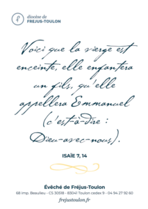 carte de voeux diocèse de frejus toulon 2026 2